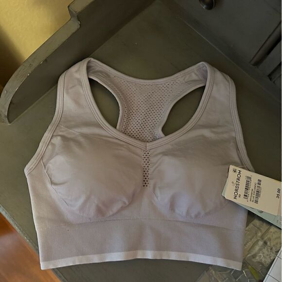 Zella Blue Iceland medium support bra NWT XS - Picture 1 of 6